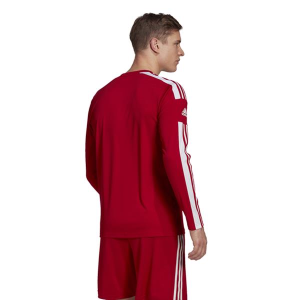adidas Squadra 21 LS Power Red/White Football Shirt